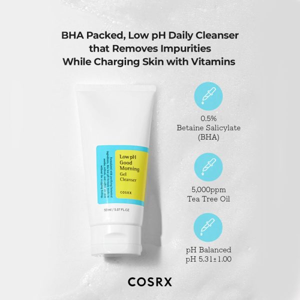 Cosrx Low Ph Good Morning Gel Cleanser - 50ml