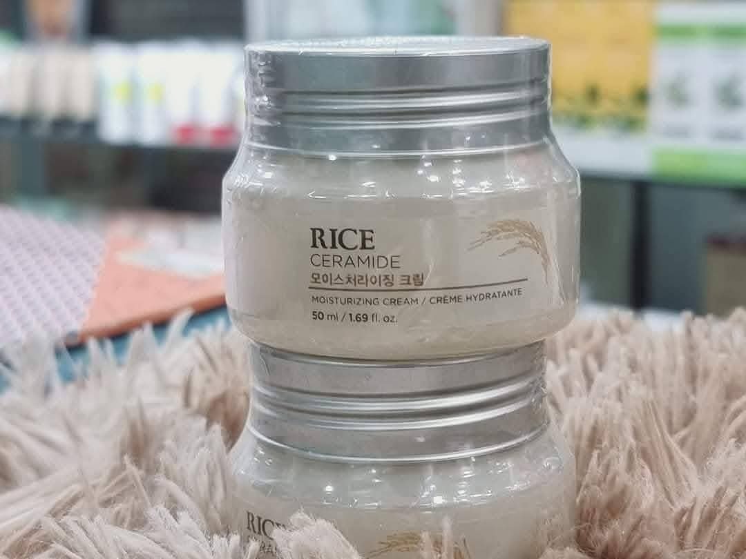 The Face Shop Rice & Ceramide Moisturizing Cream - 50ml - Image 3