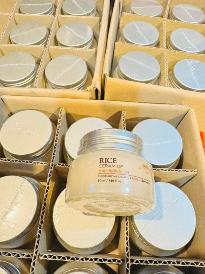 The Face Shop Rice & Ceramide Moisturizing Cream - 50ml - Image 2