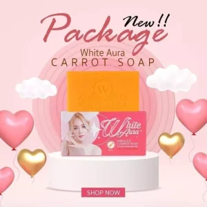 White Aura Miracle Carrot Soap - 160g (Thailand)