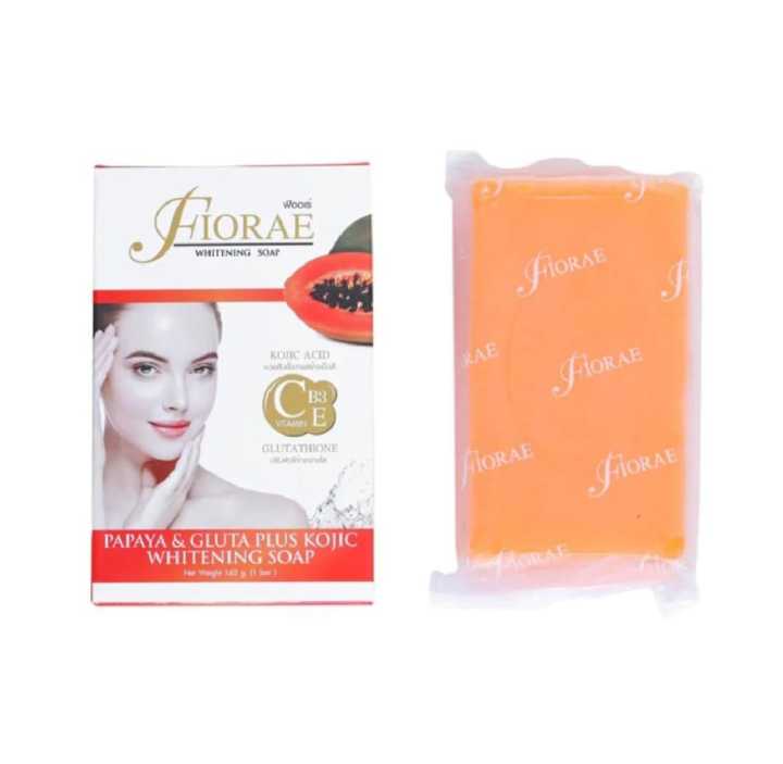Fiorae Papaya Whitening Soap - 165g (Thailand)