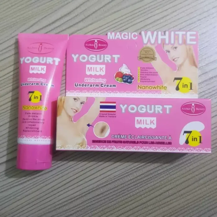 Aichun Beauty Magic White Yogurt Milk Underarm Whitening Cream - 80g - Image 5