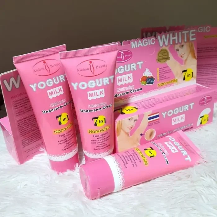 Aichun Beauty Magic White Yogurt Milk Underarm Whitening Cream - 80g - Image 6