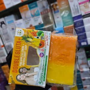 Double Gluta Pineapple Lemon Papaya Carrot Soap 160g